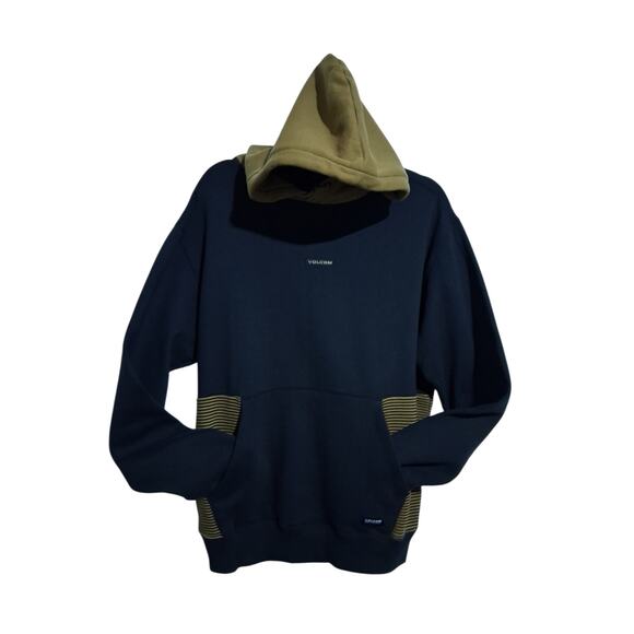 Volcom Mens sz Medium Forzee Pullover Hoodie Sweatshirt Alternative Skater Prep - Picture 2 of 14